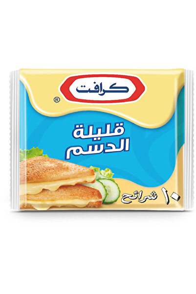 Kraft شرائح جبن خفيفة، 200 غرام