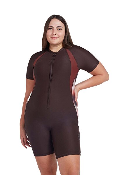 Coega Ladies Ladies Slim-kini Short - Chocolate Tie Dye