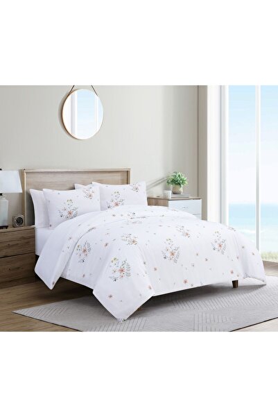 Orange Bed & Bath COLORFUL FLORAL| طقم لحاف مفرد 4 قطع