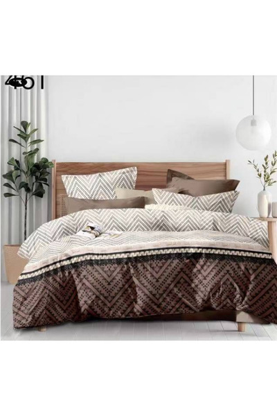 Inovius Lenjerie de Pat Bumbac Finet, 6 Piese, Pat Dublu - GR-461