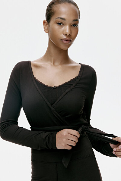 H&M Tüylü Jarse Anvelop Üst