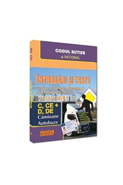 Editura National Questions and tests for obtaining a driving license