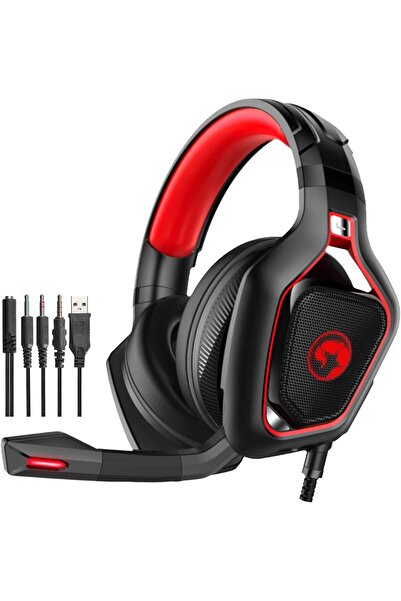 MARVO سماعة رأس للألعاب HG8960 بصوت ستيريو ثلاثي الأبعاد تغطي الأذن