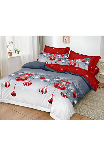 Inovius Lenjerie de Pat Bumbac Finet de Craciun, 1 Persoana - PUC218