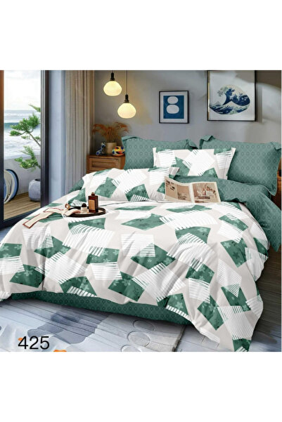 Inovius Fine Cotton Bed Linen, 6 Pieces, Double Bed - GR-425