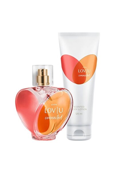 AVON Perfume and Lotion Set, Avon, Lov U Connected