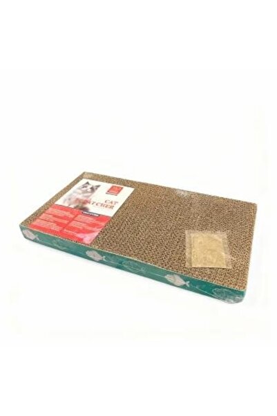 FOXMAG24 Cat scratching board, 44 × 21.5 × 3.5 cm, abrasive surface for claws