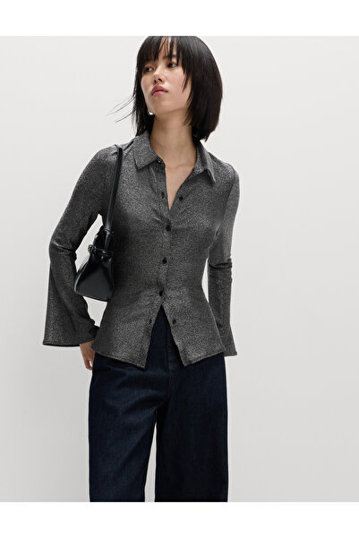 Marks & Spencer Işıltılı Düğmeli Bluz