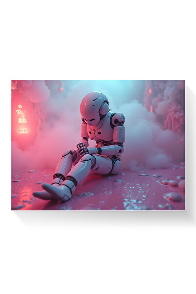 Printees Tablou - Robotul cel trist - Canvas pe șasiu