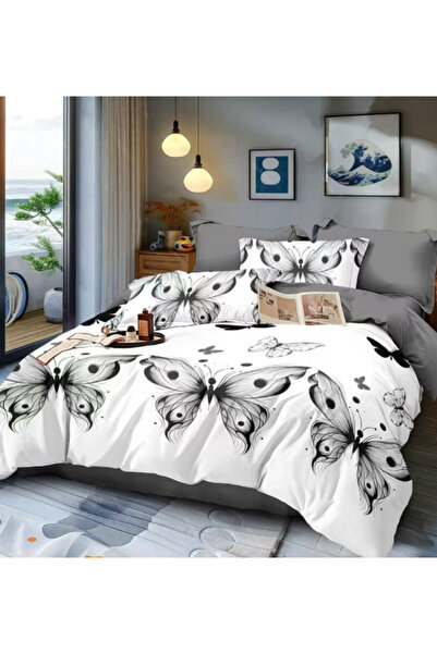 Inovius Fine Cotton Bed Linen, 6 Pieces, Double Bed - GR-441