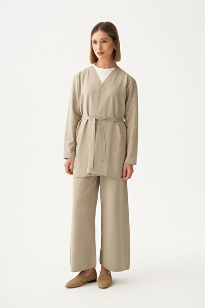 ALLDAY Mink-Belden Knitwear Trouser Suit
