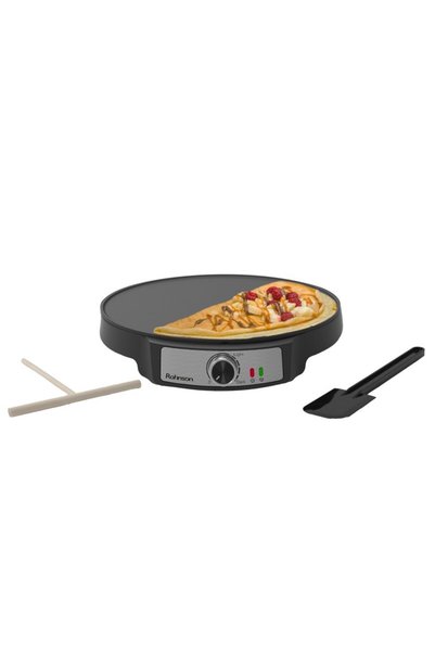 ROHNSON Aparat pentru preparat clatite R2203, 1200 W, diametru plita 30 cm, termostat reglabil