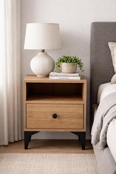 nom BADE 1 ÇEKMECELİ KOMODİN MEŞE