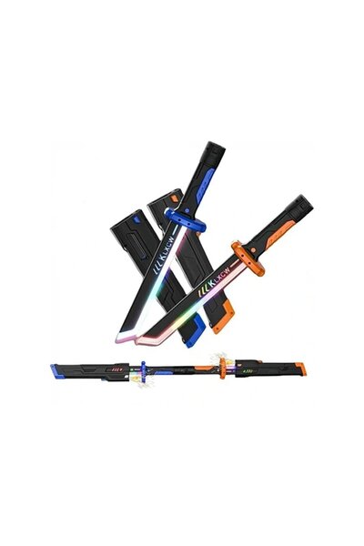 Nilly Toys 456-38M 44 سم سيف ضوئي LED يصدر أشعة كاشفة بألوان مختلفة، مكون من ...