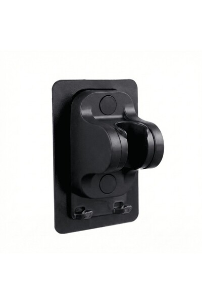 optana Yapışkanlı Duş Başlığı Tutucu Ayarlı Siyah Askılı Siyah, Delme Gerekti...