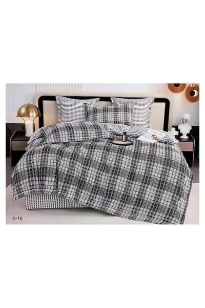 Inovius Lenjerie de Pat Finet PREMIUM, Pat Dublu, 6 Piese - FR305