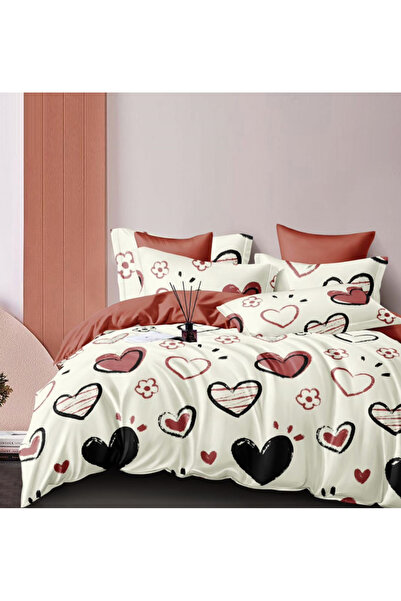 Inovius Bed Linen, Fine Cotton, 6 Pieces, Double Bed -JOJ746