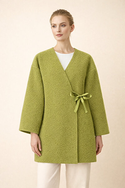 Kirazgym Buklet Kimono Side Tie - Oil Green