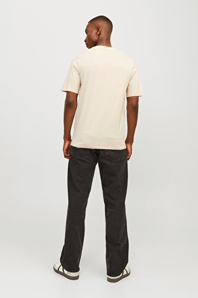 Jack & Jones JJEORGANIC Erkek Basic Tişört – Bisiklet Yaka, Organik Pamuk