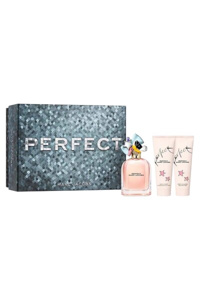 Marc Jacobs Σετ: Perfect, Eau De Parfum, Για Γυναίκες, 100 ml + Perfect, Ενυδ...