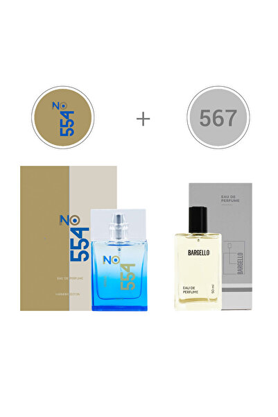 Bargello No.554 Unısex 50 Ml + 567 Erkek 50 Ml Fresh Unisex & Erkek Parfüm Seti