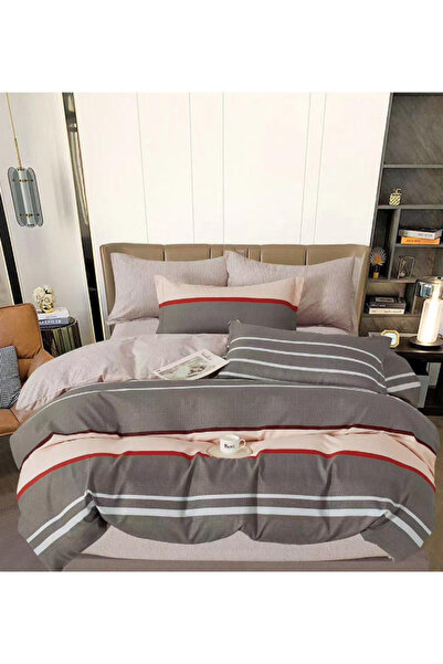 Inovius Double Bed Linen, Fine Cotton, 6 Pieces - SIPRR60-517