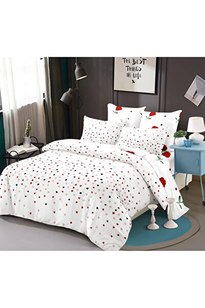 Inovius Lenjerie de Pat Bumbac Finet, 6 Piese, Pat Dublu - CPL232