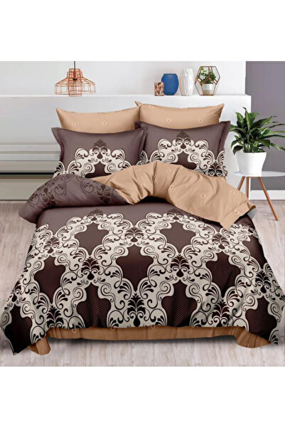 Inovius Double Bed Linen, Fine Cotton, 6 Pieces - SIPRR60-438