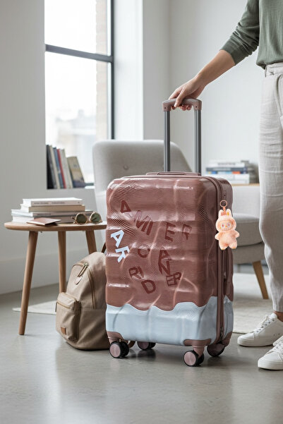 ZAAPPY Hard Shell PC Colorful Printed 24 Inch (20-25kg) Lightweight Luggage, ...