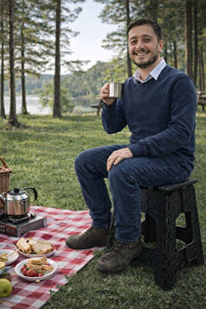 MB PLAS Taşınabilir Katlanır Tabure ORTA Boy Sandalye Fma06193 Fma092233