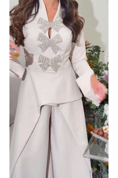 Mira فستان سهرة جنبسوت من كولكشن العيد انيق وجميل جدا الخامه باربي تطريز كلفه...