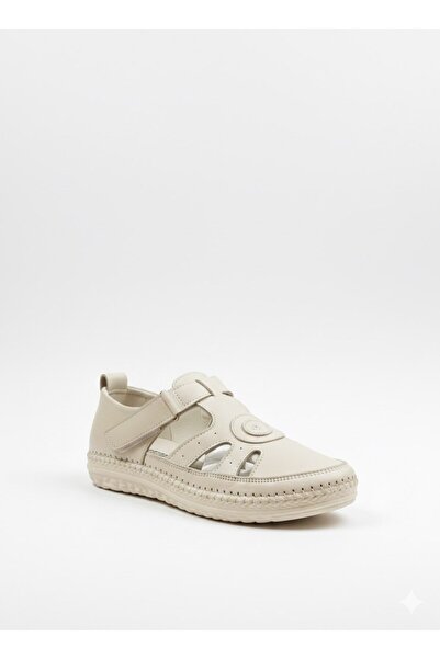 Voyager Women's Open-Sided Comfortable Daily Leather Casual Shoes Z520