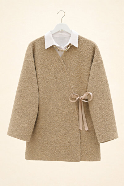 Kirazgym Buklet Kimono Side Tie - Mink