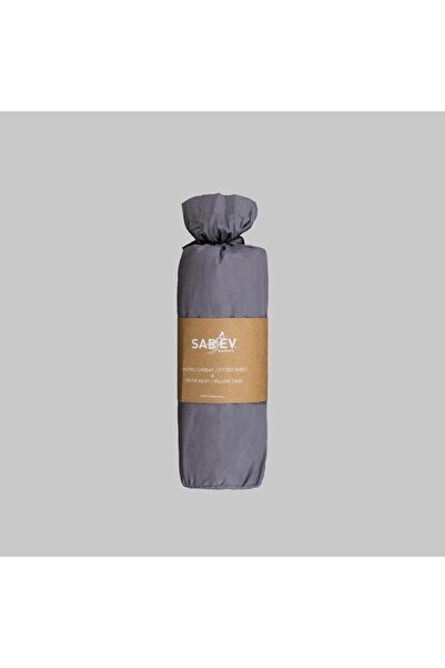 Sarev 100% Cotton Double Size 160*200 cm Fitted Sheet Set with 2 Pillowcases