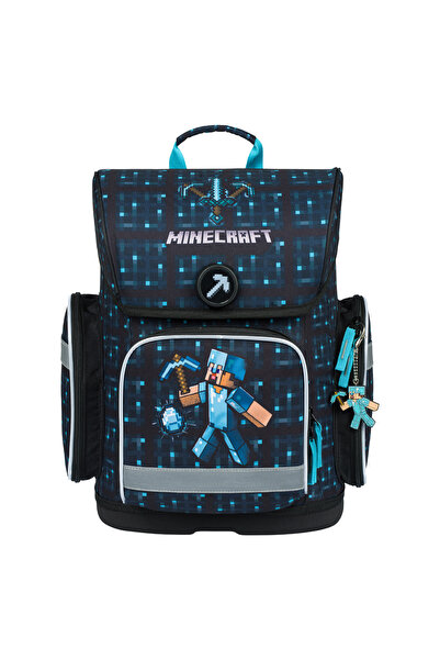 Baagl Ghiozdan școlar Ergo Minecraft Blue Axe