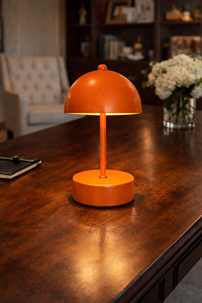 MİLA AYDINLATMA MANTAR Model Pilli Aç-Kapa Tuşlu Masa Lambası Proje Salon Yat...