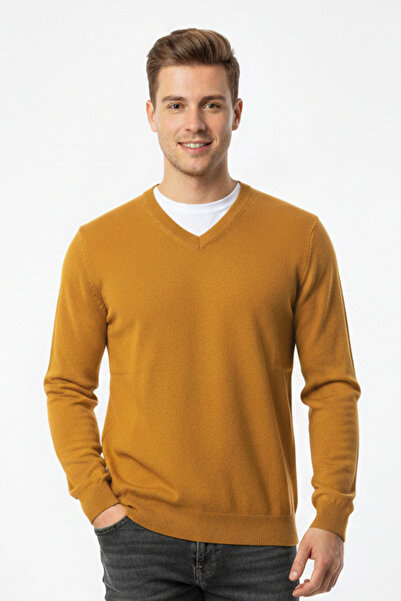 Pulltonic Men's V-Neck Knitwear Sweater