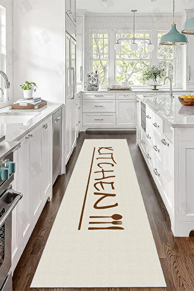 dekorug Digital Printing Cotton Woven Base Kitchen Patterned Runner Hallway C...