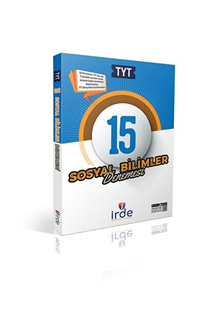 İRDE YAYINLARI İrde TYT Sosyal Bilimler 15 Denemesi