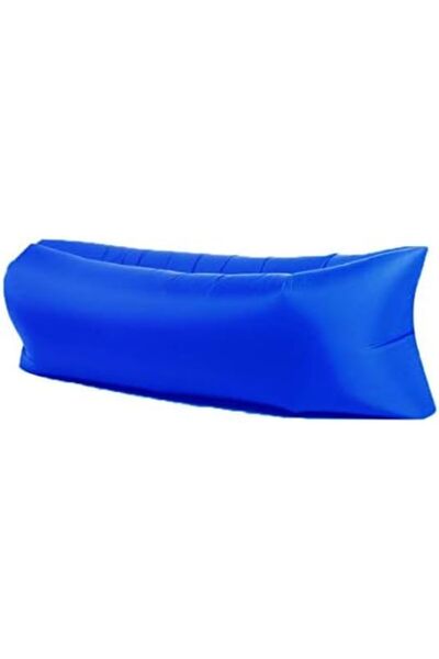 Generic أريكة سرير هوائي قابلة للنفخ محمولة للتخييم على الشاطئ أو في الهواء ا...