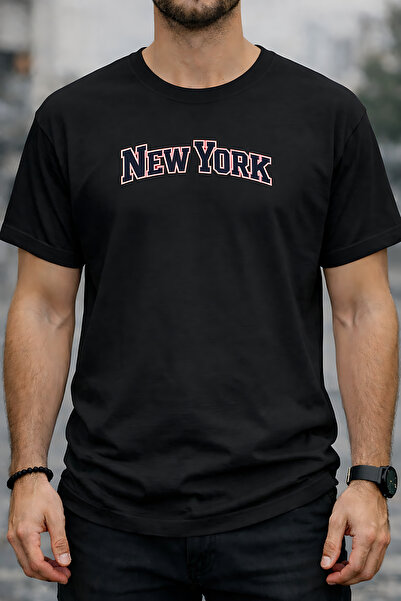 ArtYus New York Printed Cotton Relaxed Fit Round Neck Unisex T-Shirt