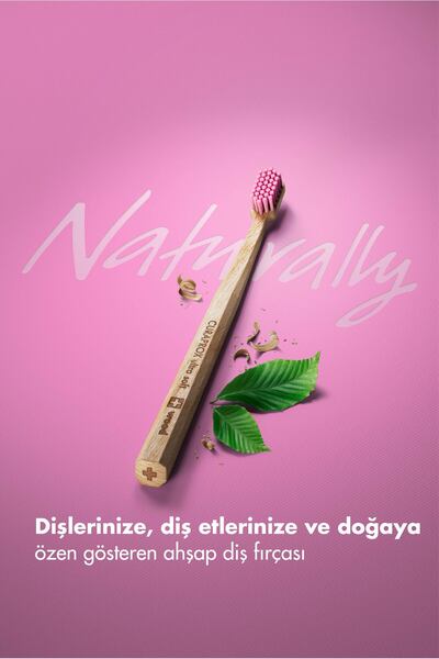 Curaprox Wood Ultra Soft Ahşap Diş Fırçası