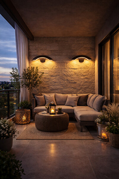 Edison Decorative Half Moon Led Sconce / Wall Lighting / Modern Design