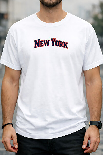 ArtYus New York Printed Cotton Relaxed Fit Round Neck Unisex T-Shirt