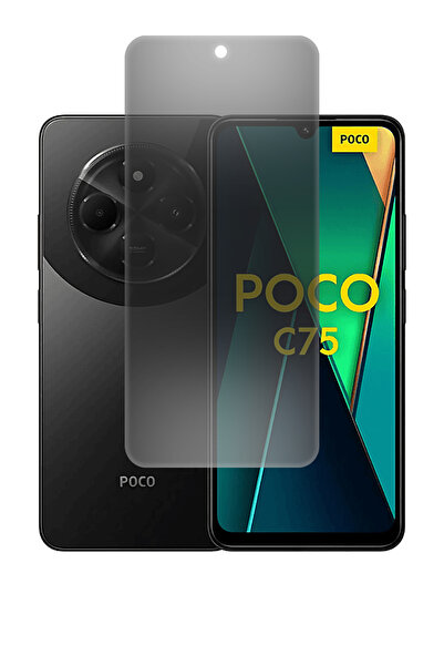 Phonextra Poco C75 Matte Privacy Ghost Nano Screen Protector Flexible Unbreak...
