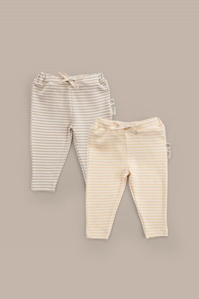 Little Gusto Sophie La Girafe Organic Cotton 2-Piece Baby Pants