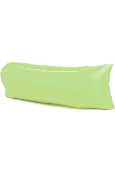 Generic أريكة سرير هوائي قابلة للنفخ محمولة للتخييم على الشاطئ أو في الهواء ا...