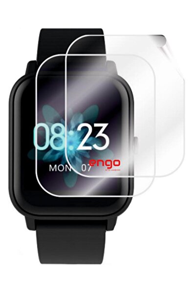 Engo Reeder لساعة S2 Max واقي شاشة بتغطية كاملة وطبقة TPU شفافة قطعتين