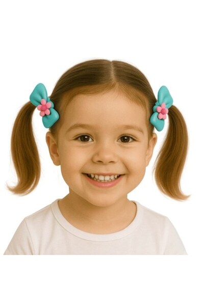 Mixbo Set of 2 Hair Elastics with Bows