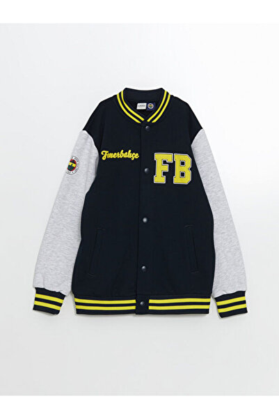 LC Waikiki ESVAB'dan Seçimler Fenerbahçe Baskılı Erkek Çocuk Kolej Ceket
